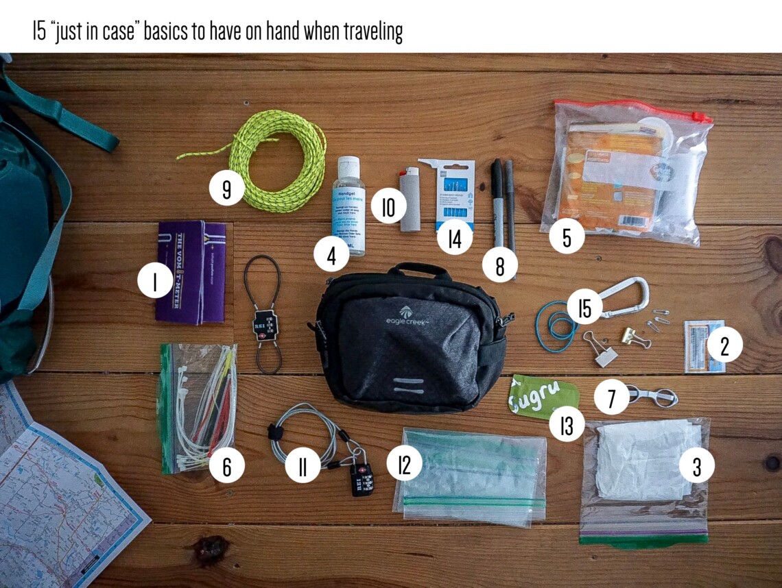 Just In Case Travel Kit List (19 Essentials) » Writing From Nowhere