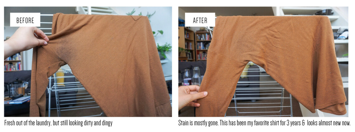 Removing armpit stains from colored clothing_Writing From Nowhere_sustainable living and travel
