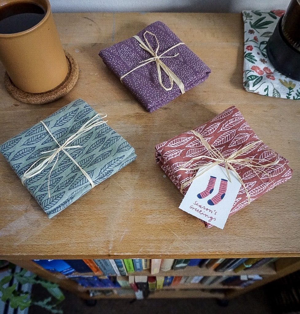 low-waste party_raffia for gift wrapping_Writing From Nowhere