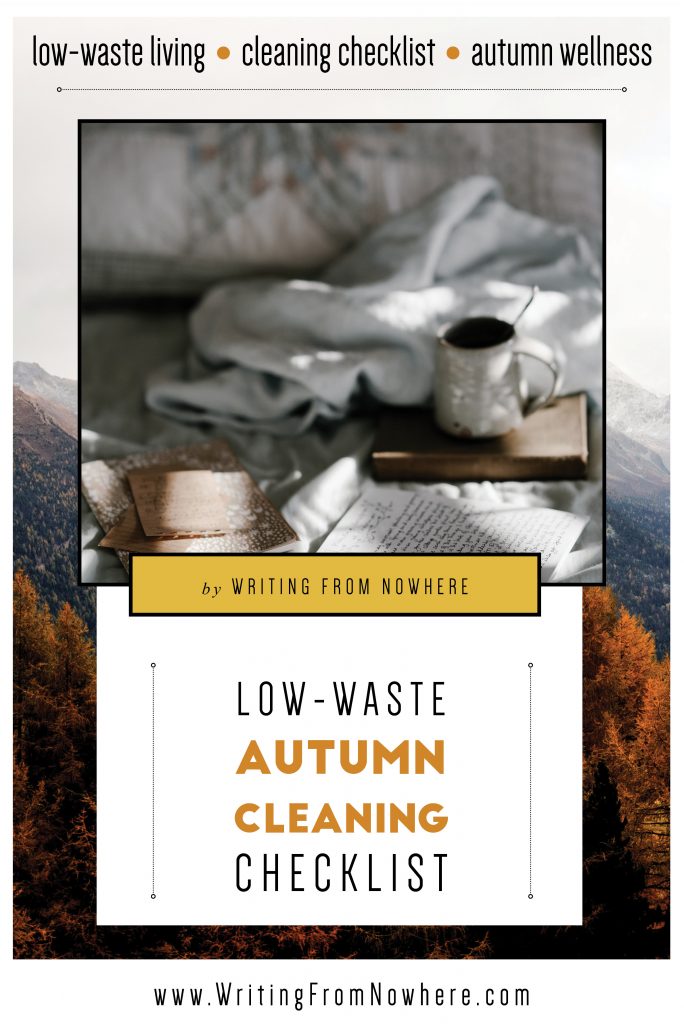 low-waste autumn cleaning checklist