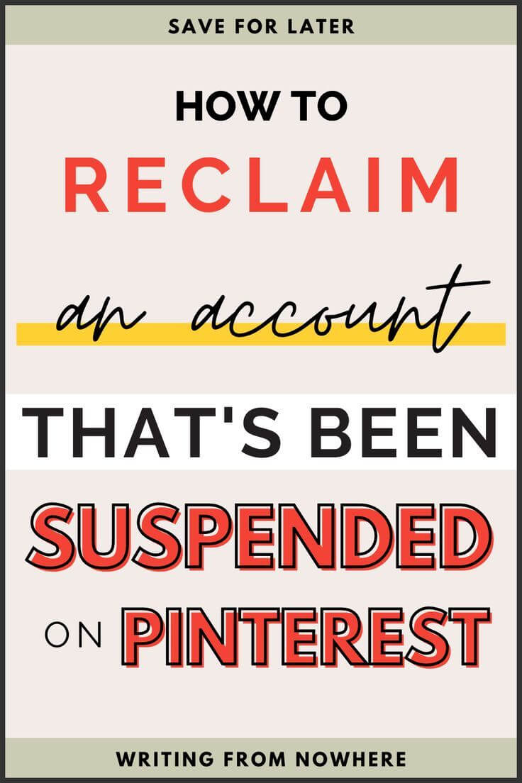Pinterest Account Suspended? Me Too. Here’s What To Do